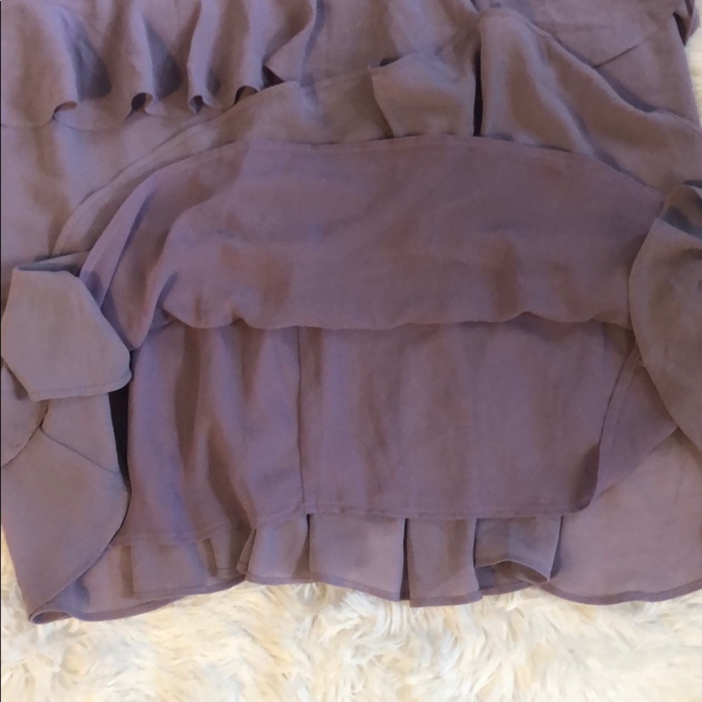Lulu’s NWT Purple Ruffled Long Sleeve Midi 💜 - Picture 8 of 10